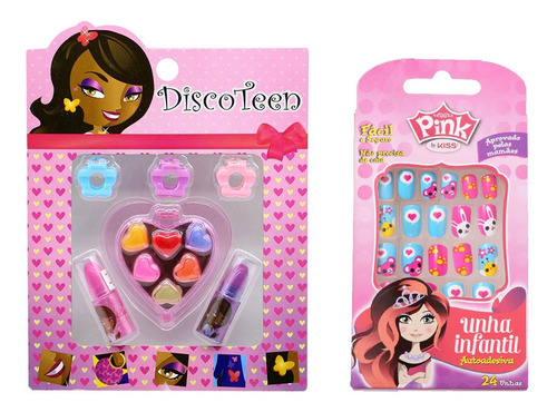 Imagem 8 de 9 de Kit Infantil C/ Maquiagem Mochila + Batom Esmalte Top Bz134