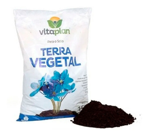 Terra Vegetal Para Solo Vitaplan 1,5 Kg Longevidade Plantas