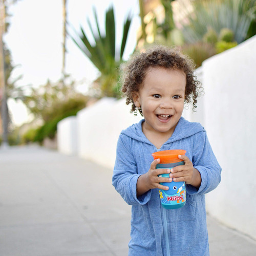 Nuby 360 Grados Sip 3d Grip Wonder Cupe Con Manga De 10 Oz