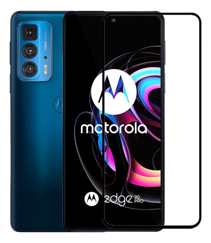 Vidrio Templado Protector Para Motorola Edge 20 Pro Full Cov