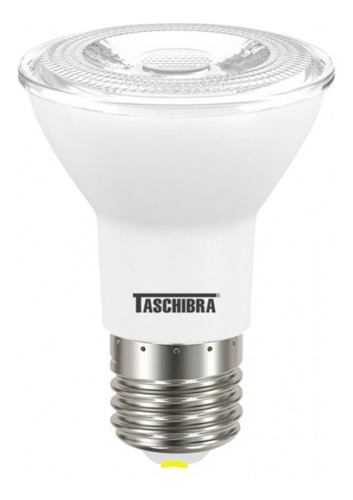 Kit 4 Lâmpada Led Par 20 7w E27 Branco Quente Taschibra