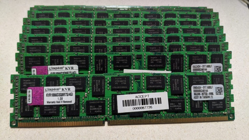 Imagem 1 de 1 de Memória Kingston Ddr3 4gb 1066 Mhz Desktop 16 Chips 1.5v