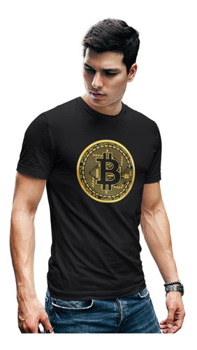 Playera Bitcoin Gold New Edition T-shirt Criptomoneda