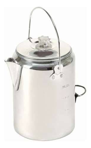 Stansport Aluminum Percolator Coffee Pot, 9 Cups