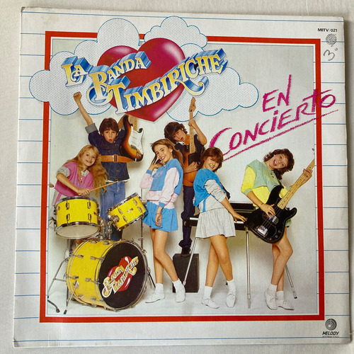 La Banda Timbiriche / En Concierto Lp Vinilo 1983 Impecable Estándar (Usado)