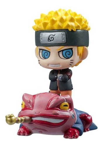 Naruto 6 Bonecos Miniatura Anime Jutsu Gamabunta Kurama