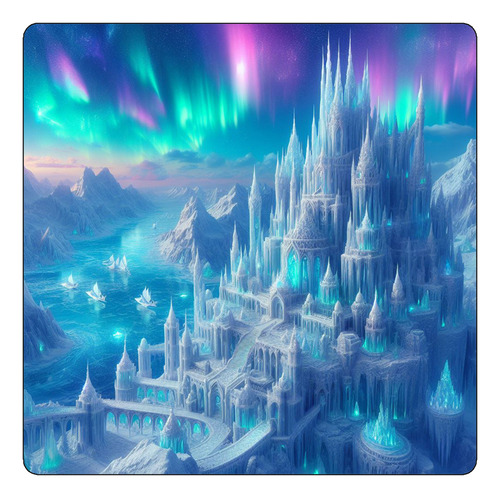 Mousepad Castillos De Cristal Aurora Boreal Reino