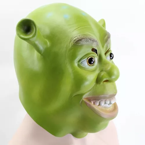 Máscara Careta De Shrek Ogro