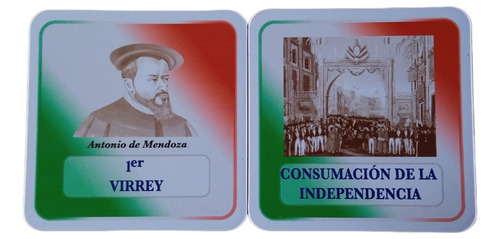 Juego Didáctico Memopáres Histórico, Fechas Histór De México