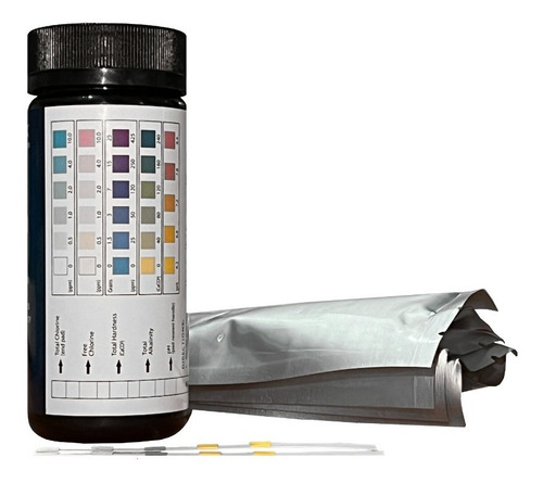 Procheck Kit Analizador Prueba Agua 5-1. 60 Tiras Reactivas