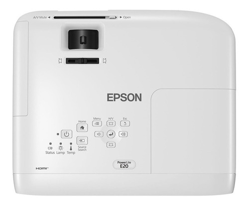 Imagen 4 de 6 de Proyector Epson PowerLite E20 V11H981020 3400lm blanco 100V/240V