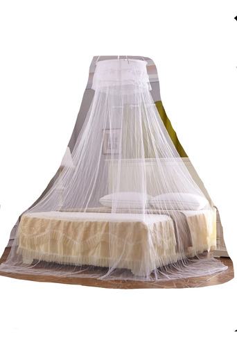 Mosquitero Encaje Dosel Cerrado Cama Standard Elegante #