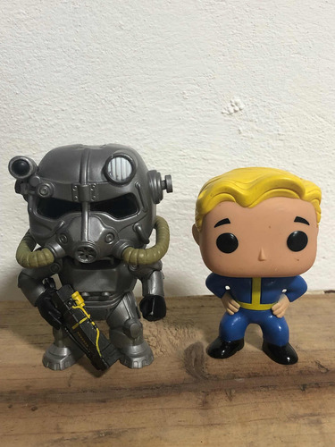 Funko Pop De Vinilo Power Armor Y Vault Boy Fallout