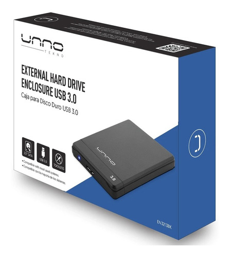 Encapsulador Unno 2.5 Sata Usb 3.0 En3213bk