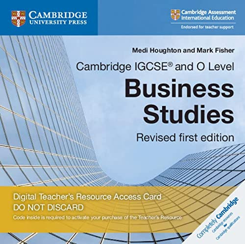 Libro Cambridge Igcse® And O Level Business Studies Revised