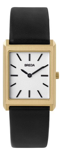 Breda Virgil 1736b Reloj De Pulsera Cuadrado Dorado Con Corr