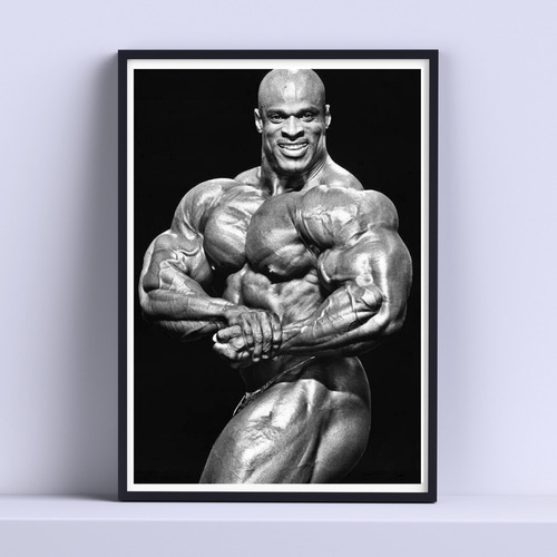 Cuadro Ronnie Coleman Decorativo 30x40cm Con Vidrio