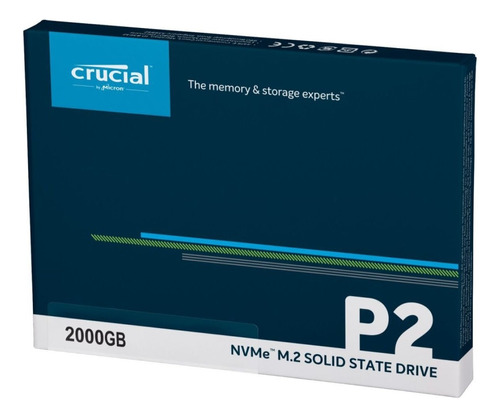 Disco Solido Ssd Crucial M.2 2tb P2 Plus Nvme Pcie Gen3 *