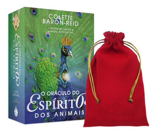 Oráculo Tarô Espírito Dos Animais Em Português E Saquinho