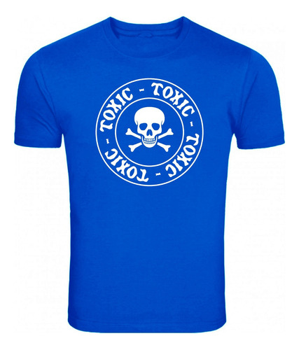 Polera Toxic Calavera Logo Grafimax