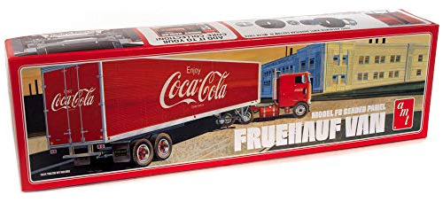 Amt Fruehauf Con Cuentas Van Semi Trailer Coca-cola 1:25 Maq