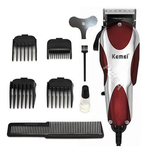 Máquina Kemei 8856 Kit 9 Piezas Electrica Pelo Cabello Barba