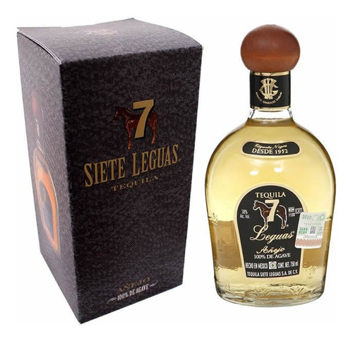 Tequila 7 Leguas Añejo Et Negra 750ml