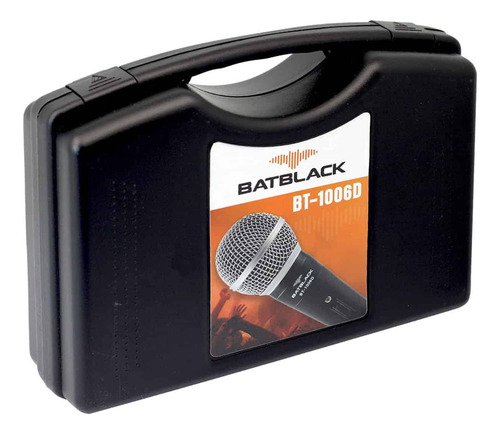 Micrófono Vocal Dinámico Unidireccional Bt-1006d Batblack