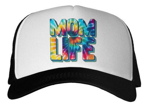 Gorra Frase Mom Life Color Madre Mother Vida