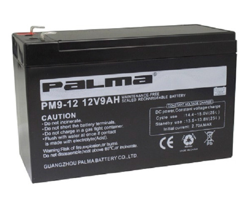 Pm9-12 Bateria Recargable 12v/9ah Palma