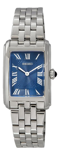 Reloj De Pulsera Para Mujer Seiko Swr085, Esfera Rectangular
