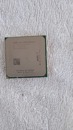 Procesador Amd A6-3500 De Triple Núcleo (3 Núcleos) 3,60 Ghz