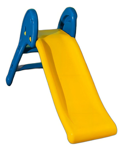Tobogán amarillo con azul para bebés