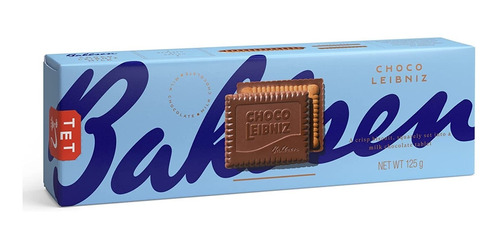 Biscoito Bahlsen Choco Leibnez Milk 125g