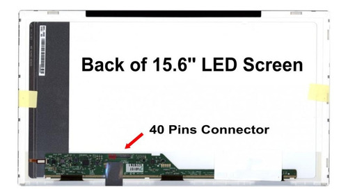 Pantalla 15.6 Normal 40p Conector Izq Laptop Dell M5030 (p8)