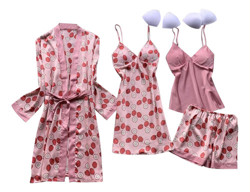Conjunto De Pijamas Para Mujer De Alta Calidad Con Pijama Co
