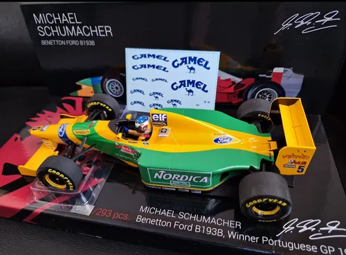 F1 Benetton B193b Gp Portugal M. Schumacher 1/18 Minichamps