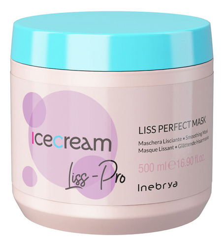 Mascarilla Inebrya Liss Perfect 500ml Alisado Y Nutrición