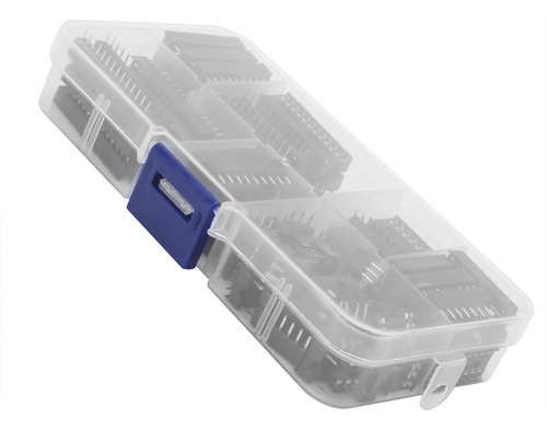 Kit De Surtido Ic, 66 Piezas, Enchufe Para Chips, Pin Plano,
