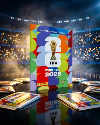 Álbum De Figurinhas Colecionáveis Copa Do Mundo Fifa 2026