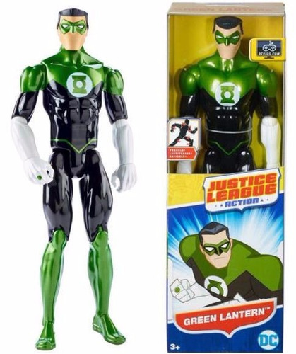 Boneco Lanterna Verde Liga Da Justiça Action 30cm Mattel