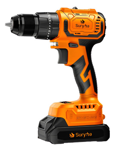 Furadeira De Impacto Bateria 21 V Motor Sem Escovas Suryha