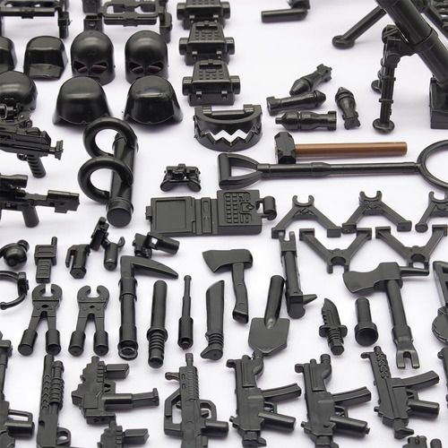 Building Block Toys Gonsausola Swat Team Con Sets De Armas