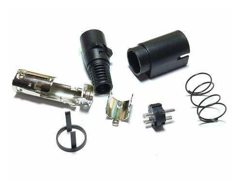 Pack 10 U. Conector 3 Pines Fuente + 10 U. Hembra Imp Ticket