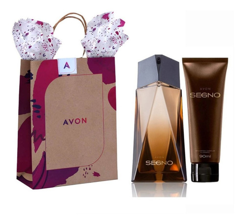 Set X2 Perfume Segno + Shampoo Avon