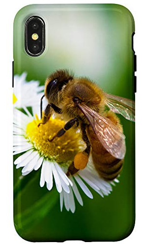 Funda Para iPhone X/xs Bee Flying Bumblebee Honey Honeybee F