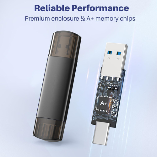 Unidad Flash Usb C De 64 Gb Unidad Flash Usb 3.0 Dual Tipo C