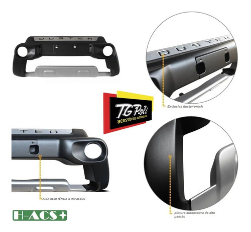 Front Bumper Renault Duster 15/20 Duster Oroch Ano 15/22