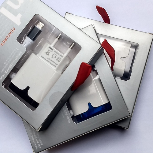 Kit 10 Carregadores V8 Celular / Cx Som 3 X 1 Charger 2.1a