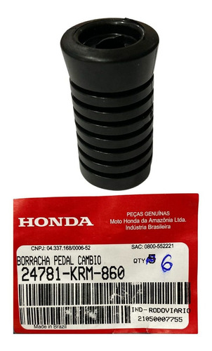 Borracha Pedal Cambio Cbr 650f/ R Original Honda